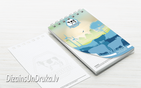 Dizains_un_druka_Vetmaster_bloknots_01-1-1 Spiral notepad printing example with a noticeable agricultural cover design