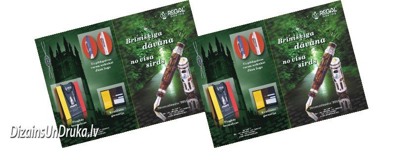 davana-buklets-1 Two colorful booklet samples with pen advertising, brochure production example