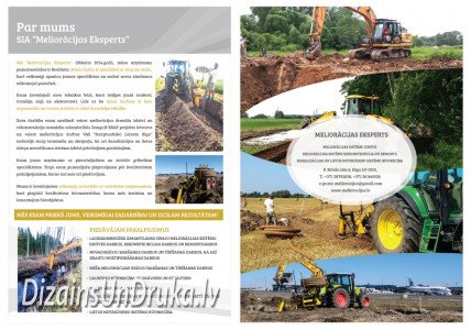 melioracijas_eksperts-2 Образец двусторонней печати флаеров для мелиорационной компании с тяжёлой техникой